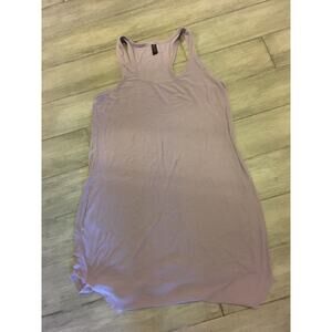 Nordstrom Violet Purple Racer Back Ribbed Chemise Large